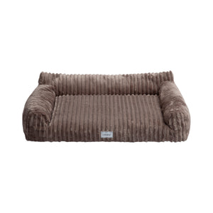 Barnaby Medium Orthopaedic Corduroy Dog Bed in Brown