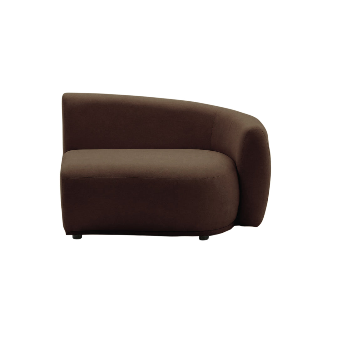 Left-facing sectional sofa on white background