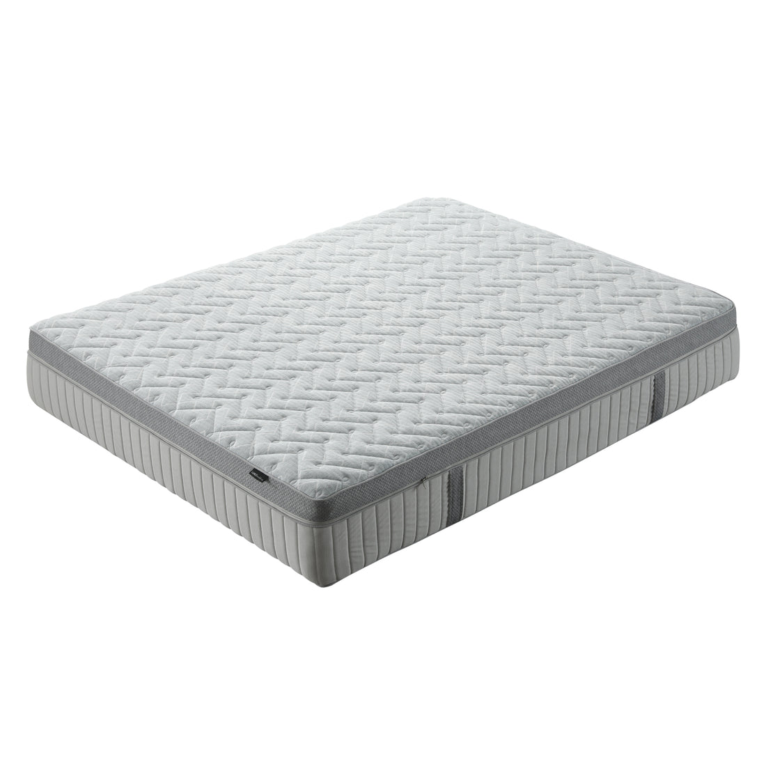 Full mattress photographed on a white background