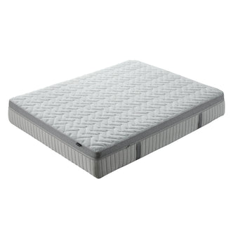 Full mattress photographed on a white background