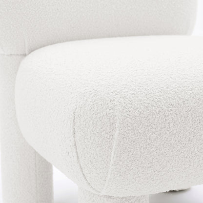 Close-up of chair seat and leg