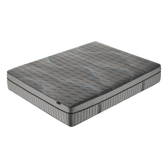 Full mattress displayed on a white background
