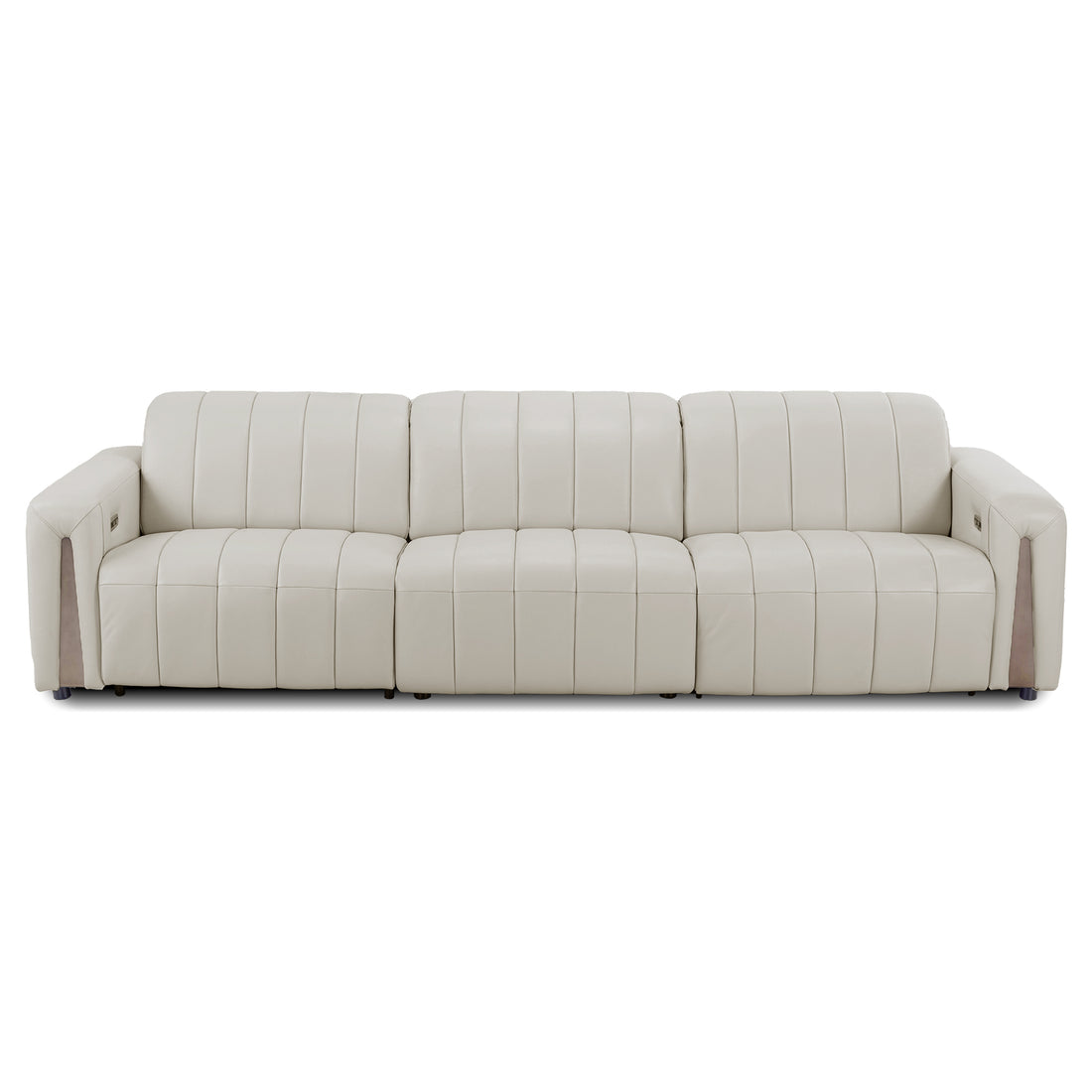 Cream four-seat sofa on a white background.