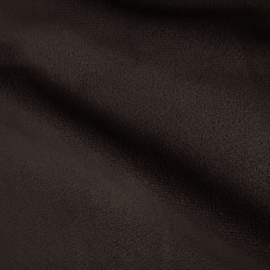 Close-up of dark brown fabric texture