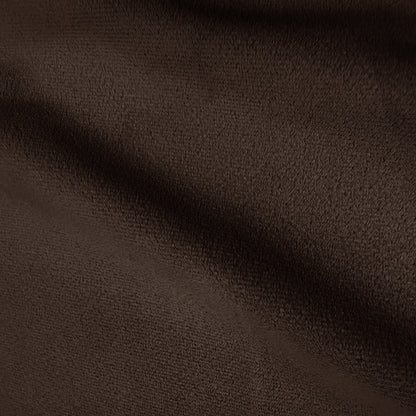 Close-up of brown upholstered fabric texture