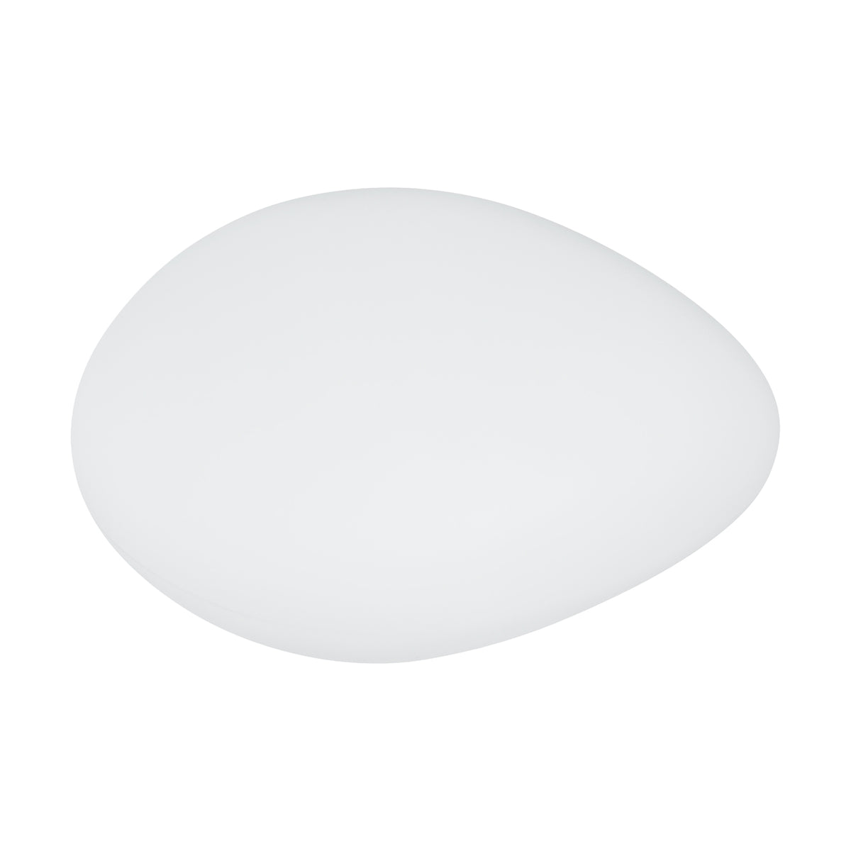 Smooth, pebble-shaped Solar Charging Outdoor LED Rock Light designed to resemble a natural stone, blending seamlessly into gardens and paths for discreet, cordless illumination.