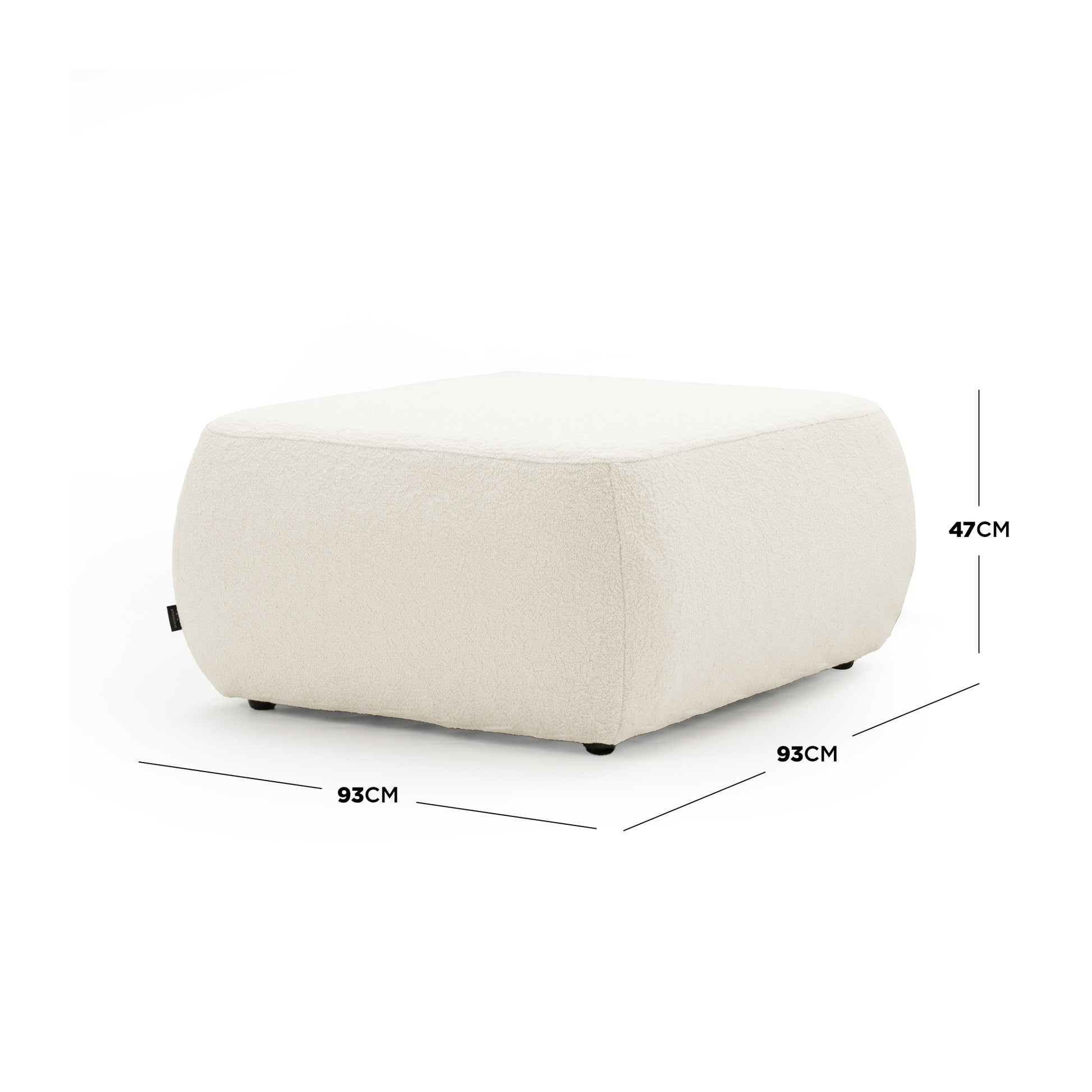 Dimensioned ottoman diagram