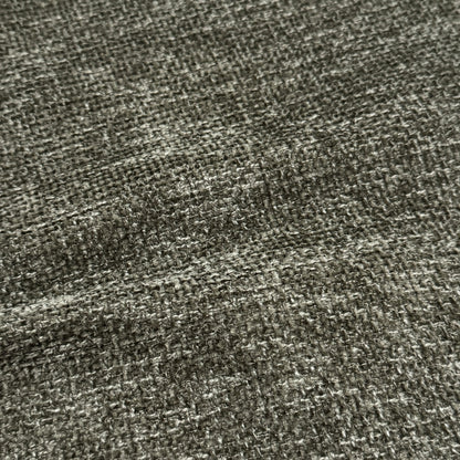 Close-up of gray woven fabric texture