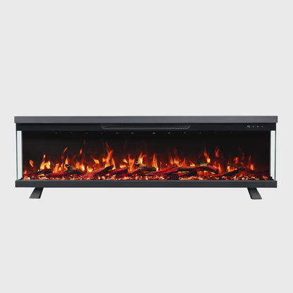 Berida 50-inch Built-in & Free Standing Electric Fireplace